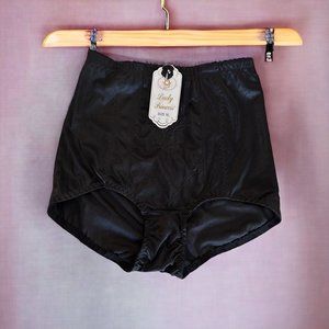 2 Pair NWT XL Black Embroidered Tummy Control